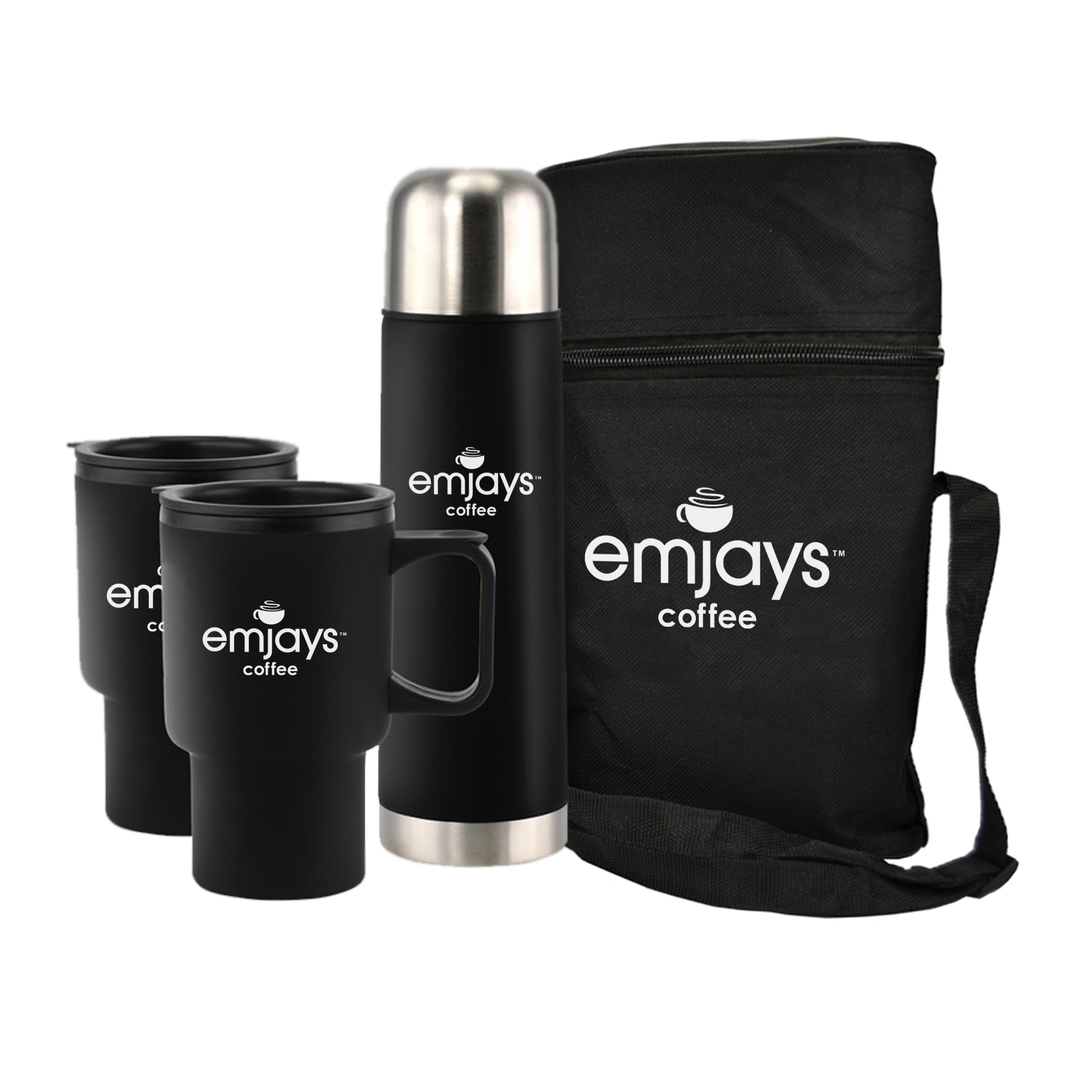 4 PC STAINLESS STEEL MUG SET